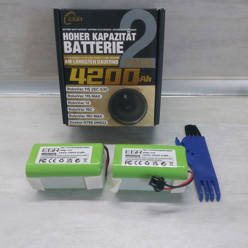 EGR Robot Vacuum Batteries 2-Pack 4200mAh 14.4V new