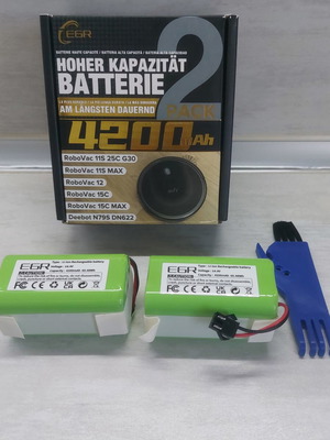 EGR Robot Vacuum Batteries 2-Pack 4200mAh 14.4V new