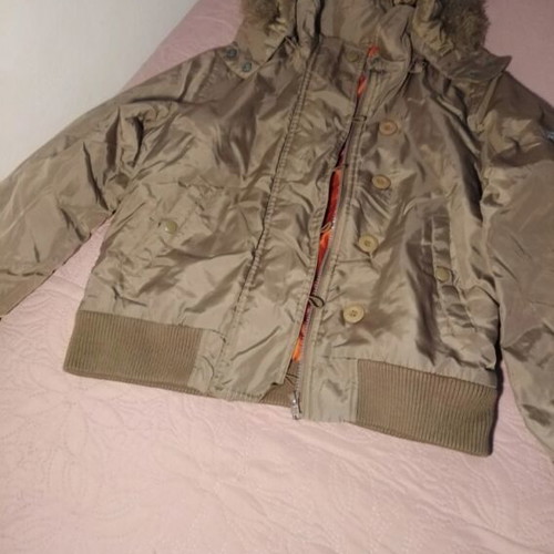 Women's bomber jacket brown size S like new QS style