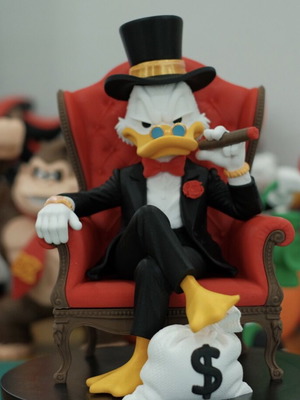 Συλλεκτική φιγούρα Scrooge McDuck καινούργια, 3D εκτυπωμένη Disney