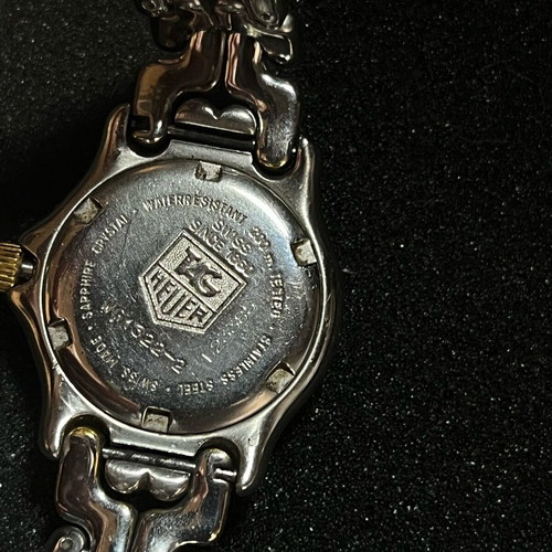TAG Heuer watches used, gold and silver colors
