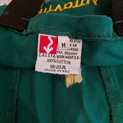 BP Vanellus green work overalls size M, like new