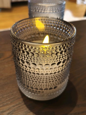 Jysk electronic candle set new without batteries