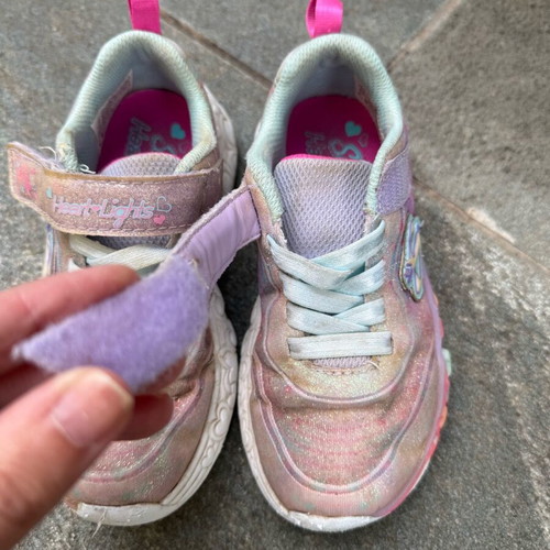 Skechers Lights shoes used size 28 colorful sneakers