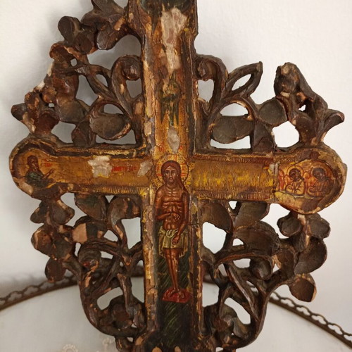 Double-sided 18th Century Blessing Cross used with certificate