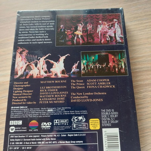 Swan Lake 2CD & DVD new, classical music Matthew Bourne