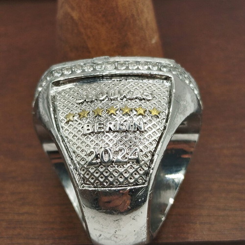Panathinaikos basketball collectible ring collection, green