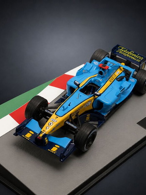 Formula 1 Renault R24 μοντέλο 2004 1:43 με Jarno Trulli και βάση