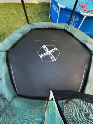 Hexagonal 240 Trampoline used, good condition