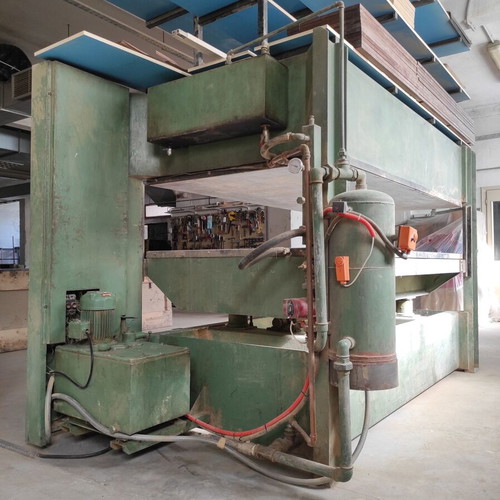 Woodworking press used heated hydraulic Manni 2500x1300