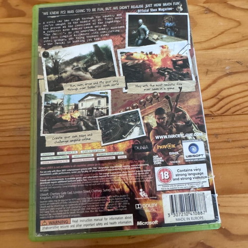 Far Cry 2 Xbox 360 game like new