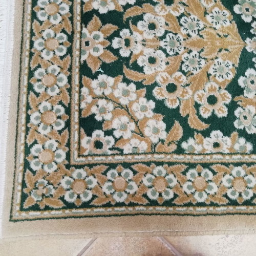 Anatolia rug used vintage, wool, 2.00x2.60m, green-beige