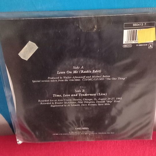 Michael Bolton Lean On Me record used, pop