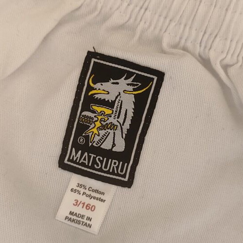Jundo suit Matsuru size 3/160 like new, cotton fabric