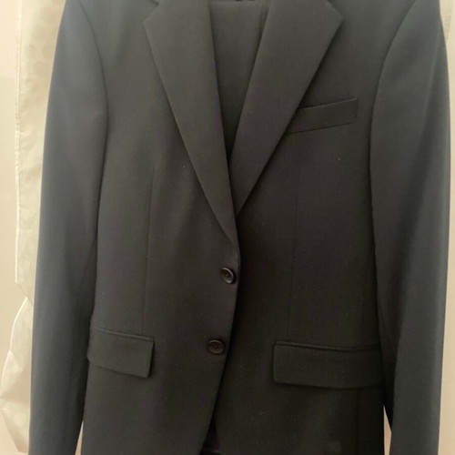 Zara slim fit suit teen men's like new dark blue