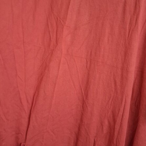 Midi dress coral color with front pockets like new
