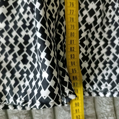 Pigalle airy summer dress like new, size M, black and white