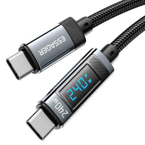 Essager ES-X47 USB-C to USB-C Cable 240W with Digital Display 1m