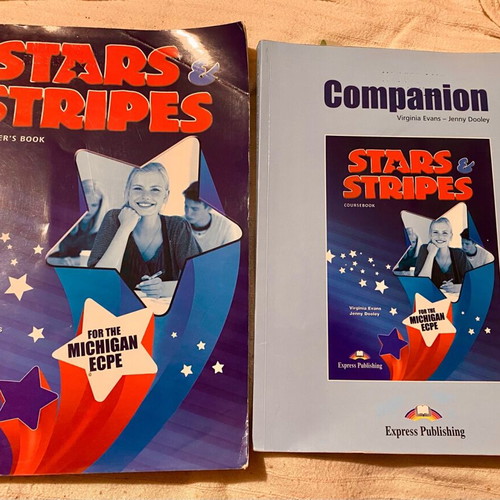 Stars and Stripes teacher’s book pack like new, two books
