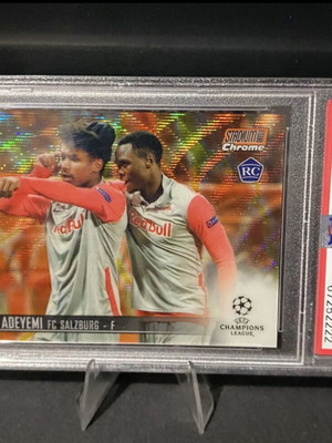 Karim Adeyemi 2020/21 Topps rookie card PSA 10 GEM MT