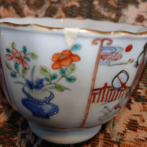Xianfeng porcelain cup used with flawless saucer