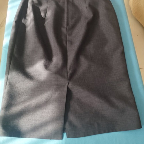 Vintage women's navy blue suit set size L like new