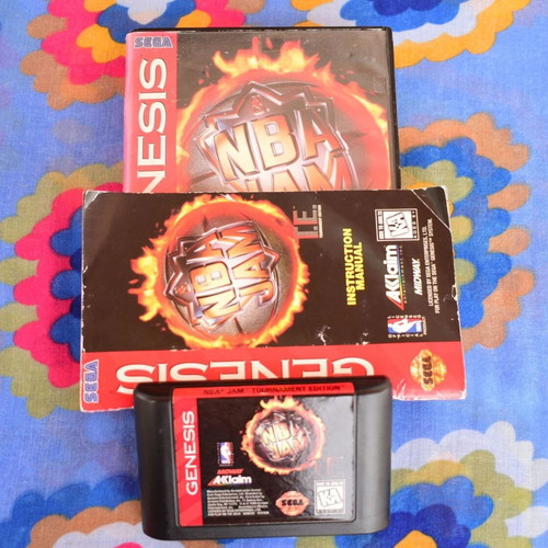 NBA Jam Tournament Edition Sega Genesis Mega Drive game used