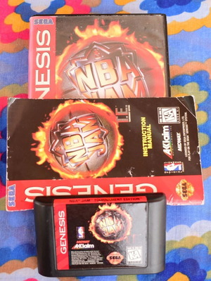 NBA Jam Tournament Edition Sega Genesis Mega Drive παιχνίδι μεταχειρισμένο
