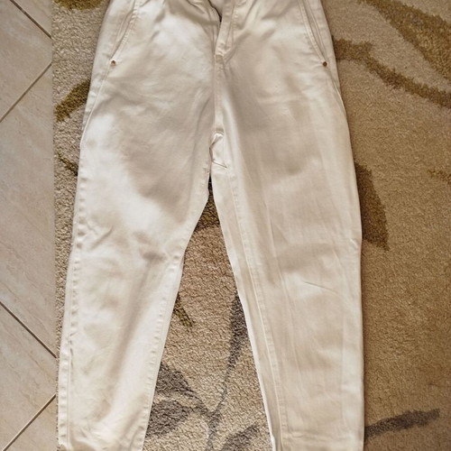 Zara white denim pants like new, size XS