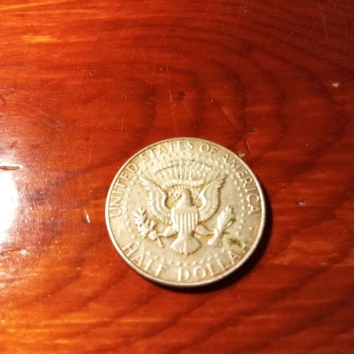 US Half Dollar Coin 1968 used