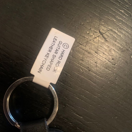 Hard Rock Cafe New Orleans leather keychain new