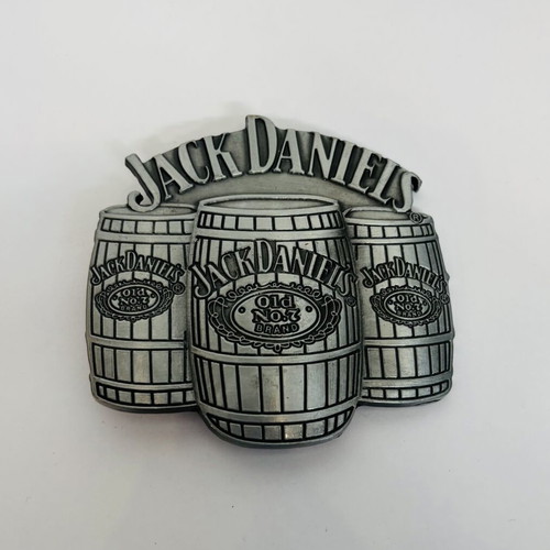 Jack Daniel's Vintage-Style Metal Belt Buckle used