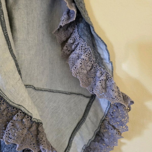 Devotion dress S gray used, wool and viscose