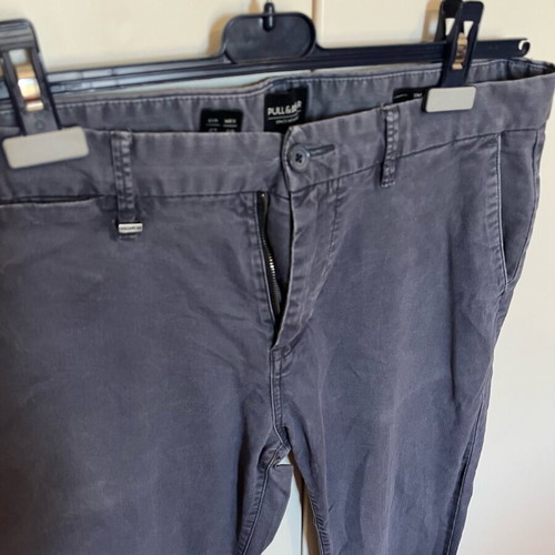 Pull&Bear gray blue chino men's pants like new