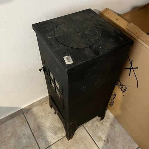 Steel wood stove, Greek made, 5.2 kW, 28x34x74 cm