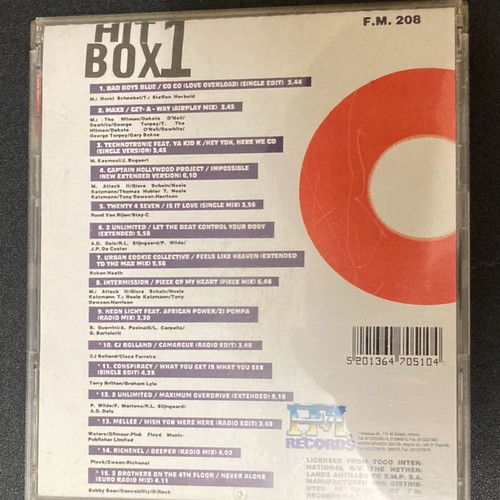 HIT BOX 1 FM Records 1993 In good condition Price 14 Euros