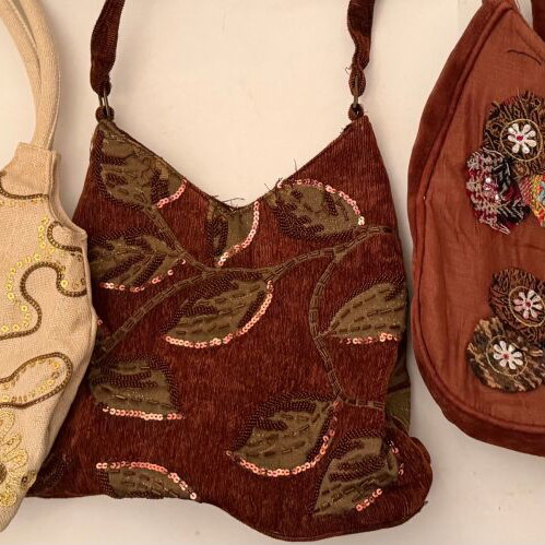 Women's shoulder bags used, pack of 3