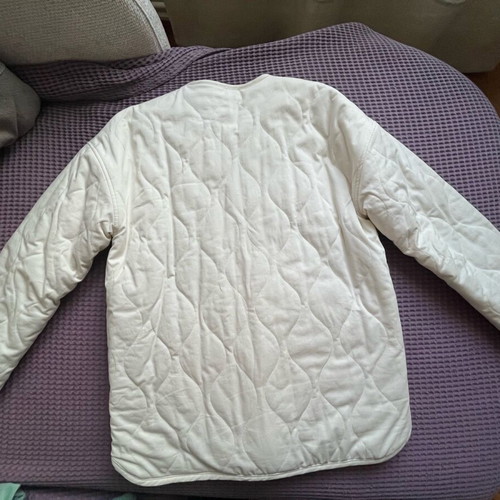 Sezane jacket size 40 white like new