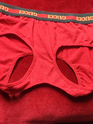 Gucci women underwear size L like new, red