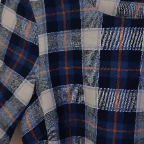 Mini dress Yumi London blue check with white lace hem like new size 40