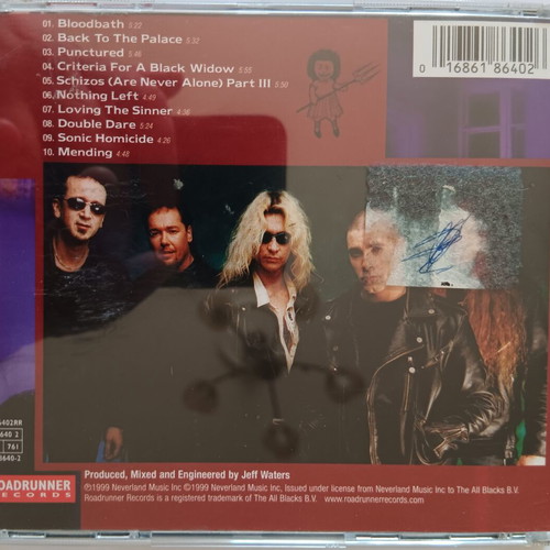 Annihilator Criteria for a Black Widow CD used, 1st edition 1999