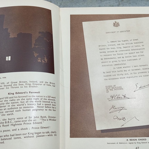 Coronation Souvenir Book 1937 used, good condition