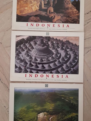Indonesia and Bali postcards set of 3