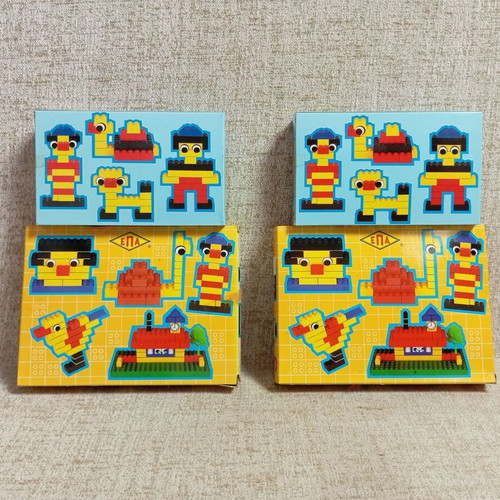 EPA #1 x 2 and EPA #3 Tektos x 2 vintage set of 4 new Greek toys