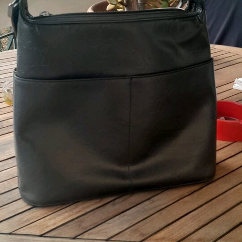 Louis Vuitton shoulder bag gray metallic like new