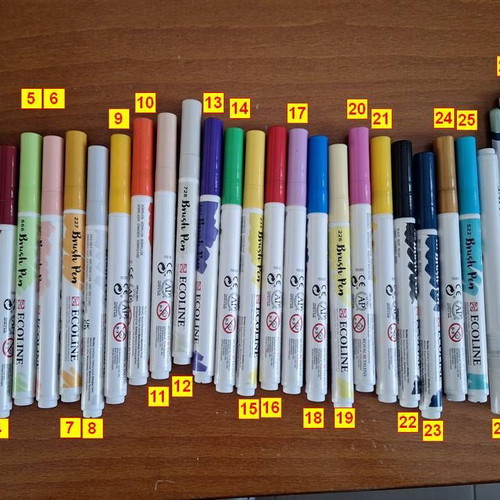 Markers and drawing pencils new