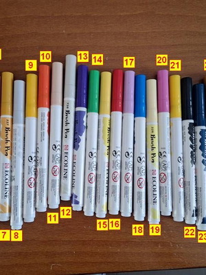 Markers and drawing pencils new