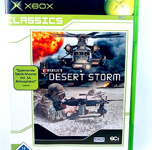 Conflict Desert Storm Microsoft Xbox OG