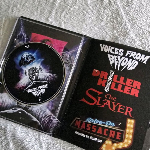 Voices From Beyond Mediabook Blu-ray Dvd used without subtitles
