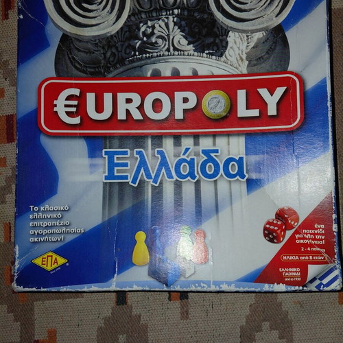 Europoly Greece board game like new